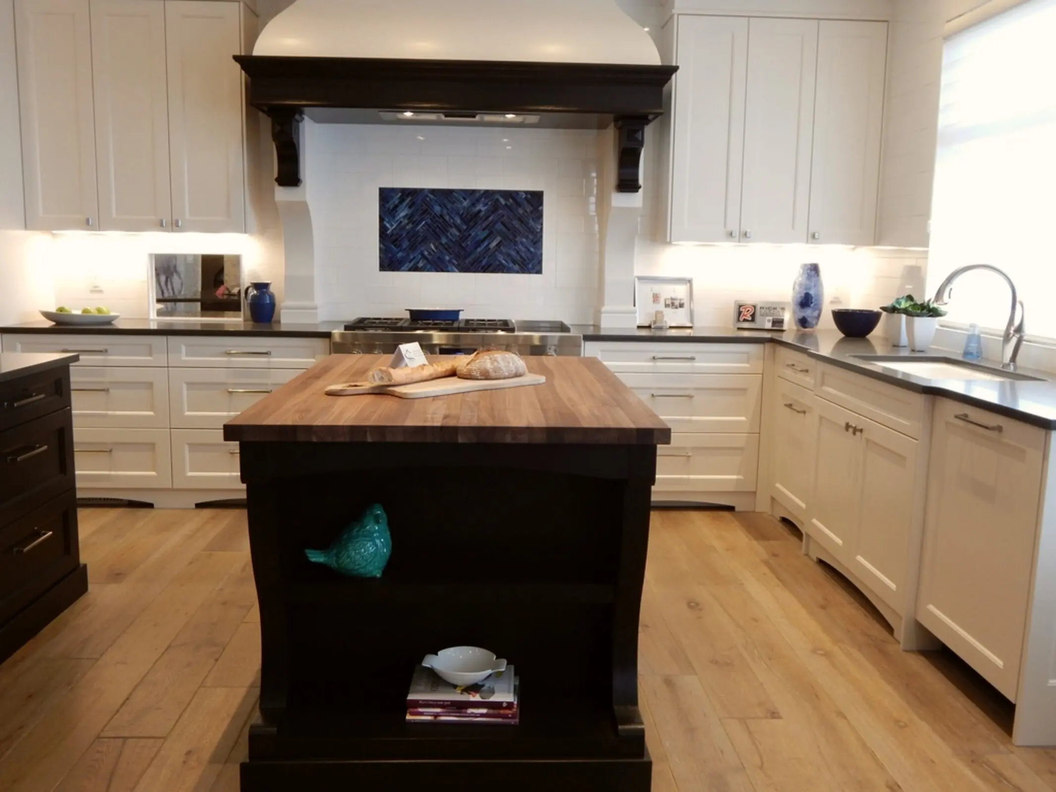 Wooden kitchen cabinetry