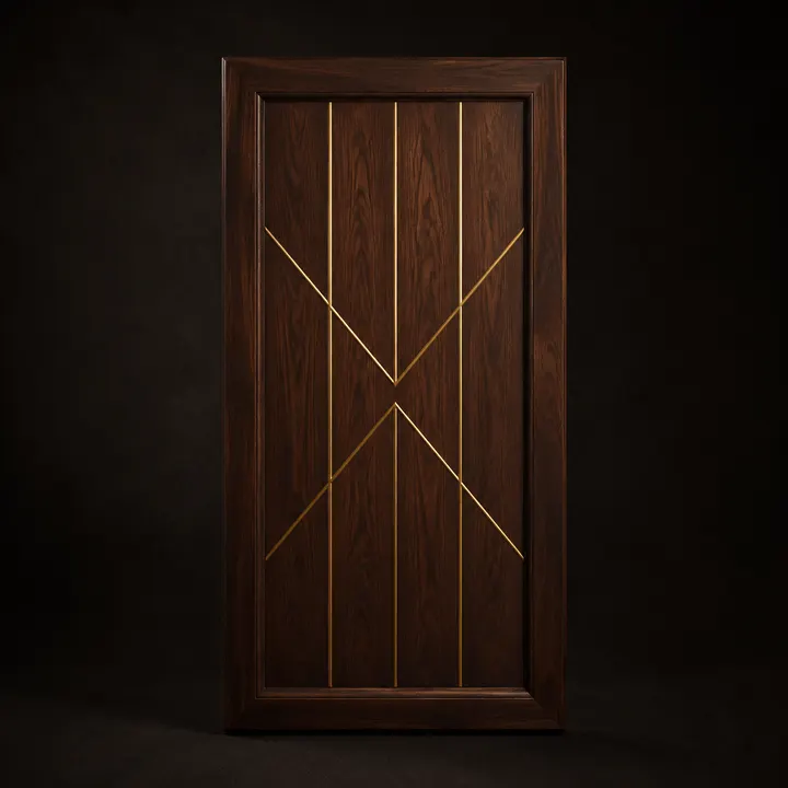 Brass & metal inlay