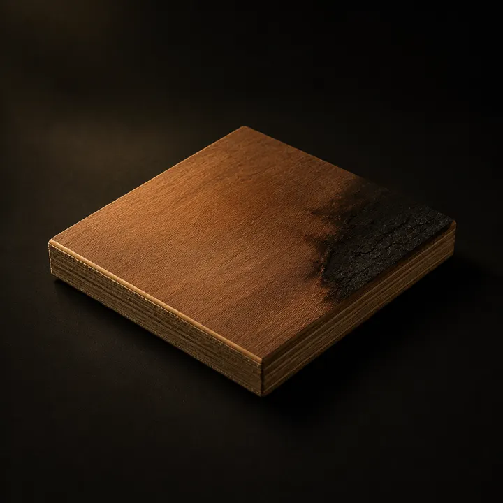Fire-retardant ply