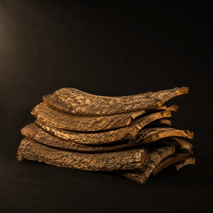 Bark & slab wood